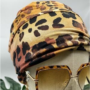 3 Way Style Wide Leopard Print Headband